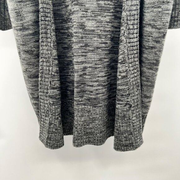Amuse Society Women's Duster Cardigan Long Sleeve Gray Space Dye Size XS - Picture 3 of 9